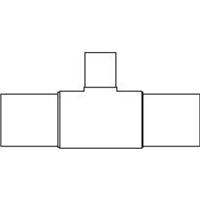 TE 90 REDUIT EMBOUTS MALES PE100 PN10 SDR17 D200X110