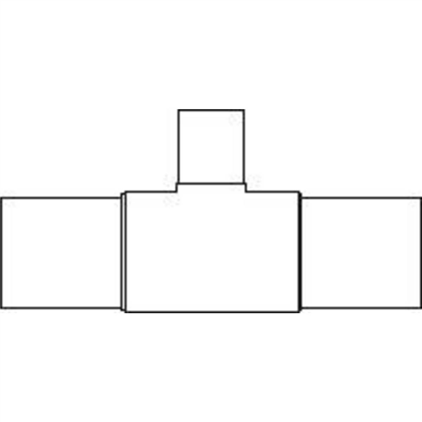 TE 90 REDUIT EMBOUTS MALES PE100 PN10 SDR17 D200X110