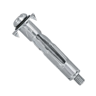Cheville métallique avec vis Edia 5 x 37 mm pour corps creux boîte de 100
