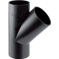 Embranchement 45° Geberit PE: d=110mm, d1=110mm