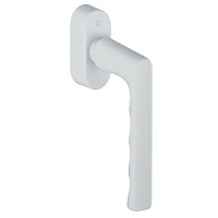Poignée de fenêtre oscillo-battante Hamburg Hoppe en aluminium carré de 7 mm finition blanc