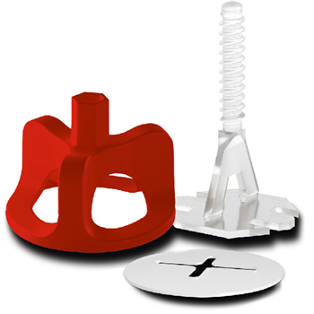 Kit croisillons autonivelants à vis pour carreaux d'épaisseur 3 à 20 mm - Edilis - joint de 2 MM