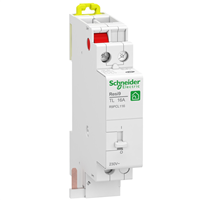 Télérupteur modulaire unipolaire Schneider Resi9 - impulsion de 50 ms - NF - 1 NO - 16 A - blanc