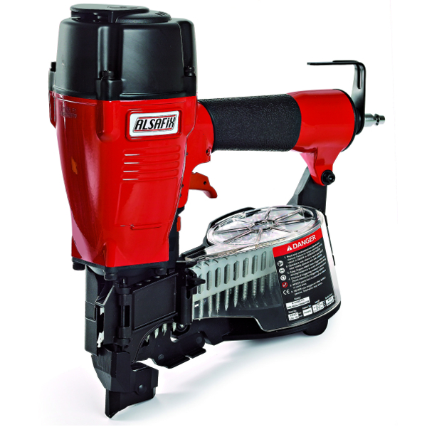 Cloueur pneumatique pour sabots et connecteurs de charpente C 41/65 P1 Alsafix - pour pointes en rouleaux de 35 à 60 mm - 5 à 8 bars