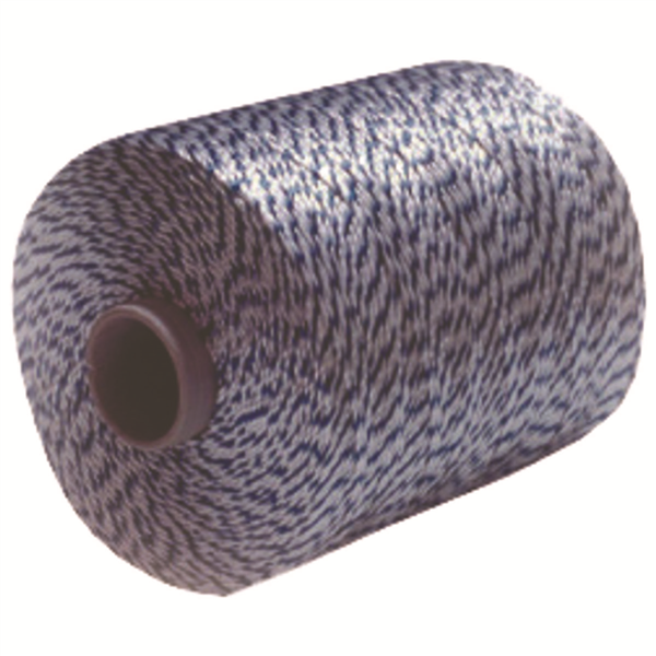 Cable polyamide 110 daN blanc/noir-bobine de 1000 m