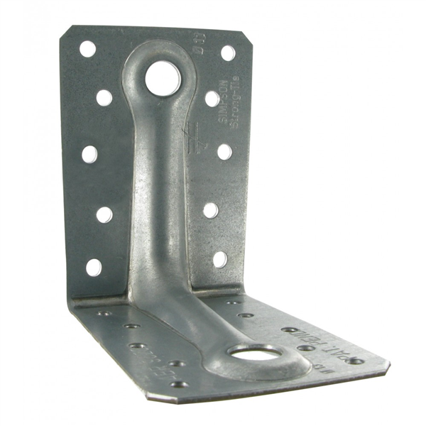 Équerre renforcée en acier galvanisé 88x88x65 mm