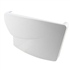 Fond de gouttière droit Nicoll FD38 à coller pour gouttière Ovation LG38 - Techtan Blanc