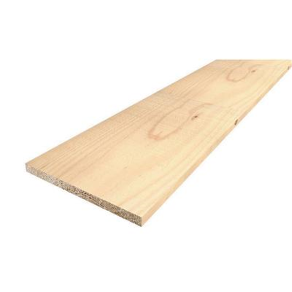 Planche en bois de sapin du nord blanc - non traitée - 25 MM x 200 MM - Long. 4,20 M