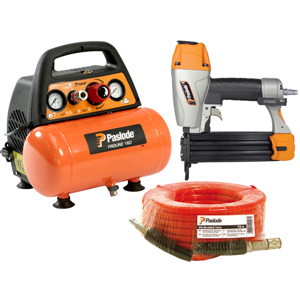 Pack Spit cloueur FN1850.2 + compresseur Proline 160 + tuyau 15 m