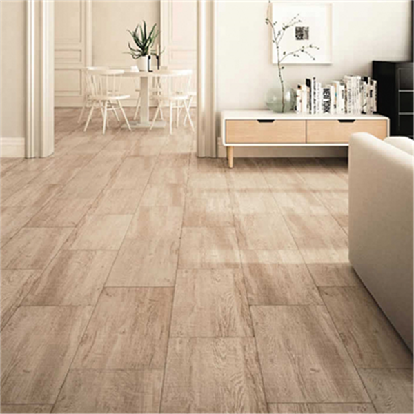 Carrelage intérieur en grès cérame émaillé effet bois Cévennes lisse - 80 CM x 19 CM - ép. 10 MM - Nature