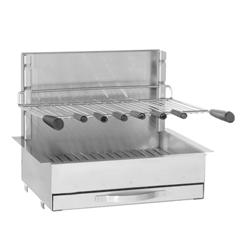 Gril encastrable ou à poser Forge Adour dimension 56 x 45.5 x 47 cm