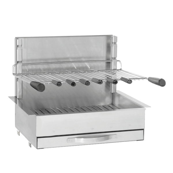 Gril encastrable ou à poser Forge Adour dimension 56 x 45.5 x 47 cm