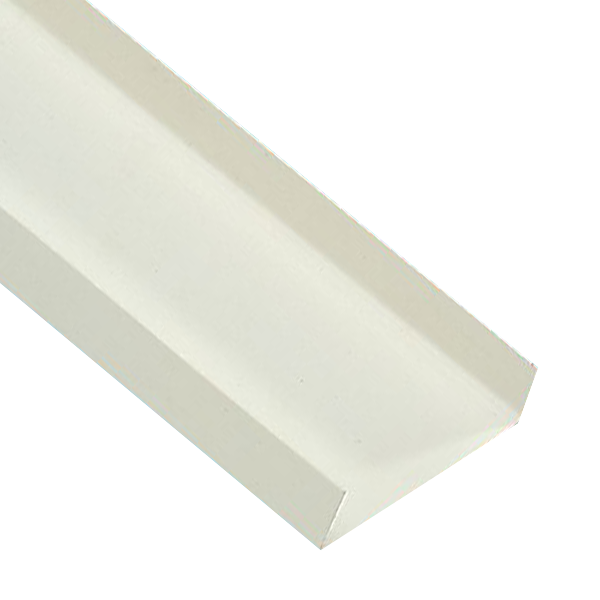 Profilé plastique en U pour cloison - largeur 70 MM x hauteur 25,0 MM - longueur 3,00 M