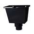 Boîte à eau universelle MEP 810BX pour tuyau de descente d'eau pluviale de 80 ou 100 mm - PVC Noir