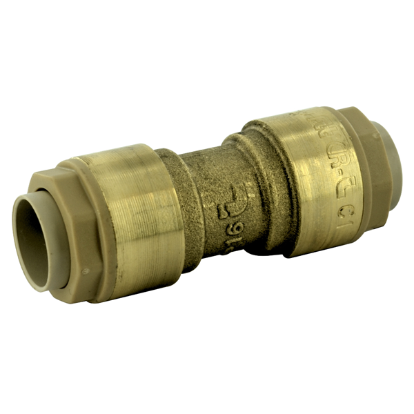 Jonction RSO droite égale sans outil  tube en cuivre ou PER - D12 mm