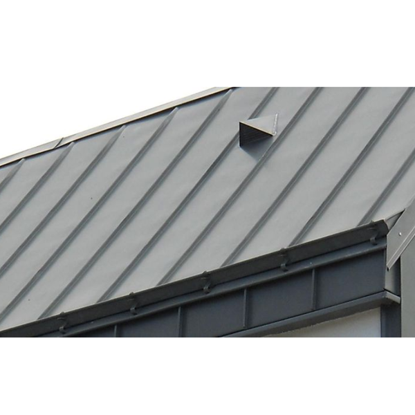 Gouttière Nantaise en zinc avec pince et boudin Ø 14 mm - développé 333 MM - longueur 4 M