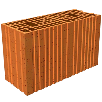 Brique tableau rectifiée isolante Porotherm Grand Format GF R20 - RC 80  - 500,0 MM x 200 MM x 299,0 MM