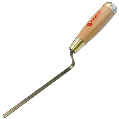 Truelle fer à joint plat Taliaplast manche bois largeur 10 mm