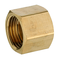 Mamelon double femelle à butée - F33 x 42 mm - 1""1/4  - À visser - Laiton - Noyon & Thiebault