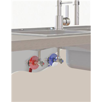 Module de raccordement - robinet évier/lavabo à sertir PER
