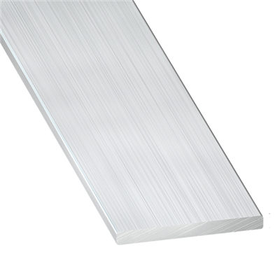 Profilé plat aluminium brut - largeur 20 mm - épaisseur 2 mm - longueur 1 mètre