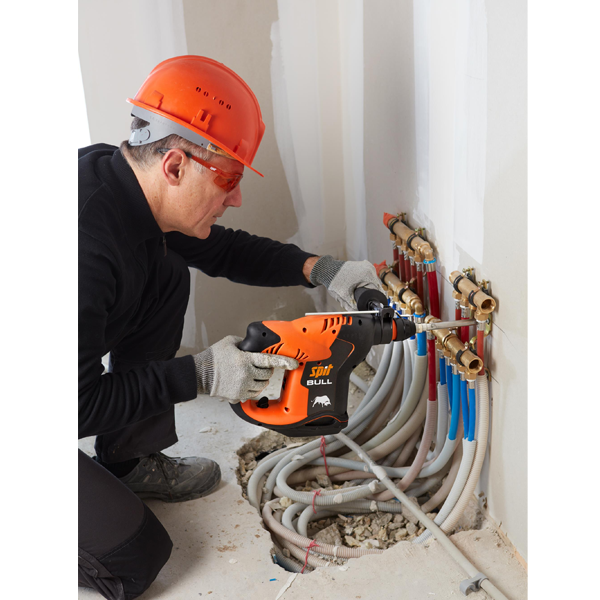 Perforateur chevilleur Spit Spitbull SDS Plus 36 V - 6 forets XT3 - 2 batteries 6,2 Ah - chargeur - mallette