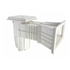 Skimmer à bouche agrandie Astralpool Parker pour piscine en liner - ABS blanc - 15 litres - couvercle carré