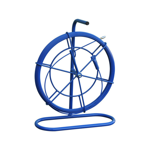 Aiguille de tirage pour électricien - ø 4,5 mm x 50,00 m - Roue ø 400 mm - Livré avec 2 embouts filetés M5 et une ogive