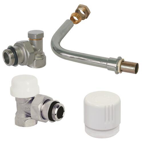 Pack cannes de radiateur thermostatisable à sertir PER 12