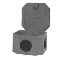 Couvercle de regard d'eaux pluviales CV50A en béton armé pour boîte Sebico - dimensions intérieures 50x50 CM