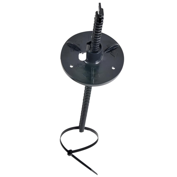 Suspente de tuyau de canalisation Ø100 et Ø125 mm Nicoll Fixotube pour eaux usées - long. max 725 mm - lot de 8