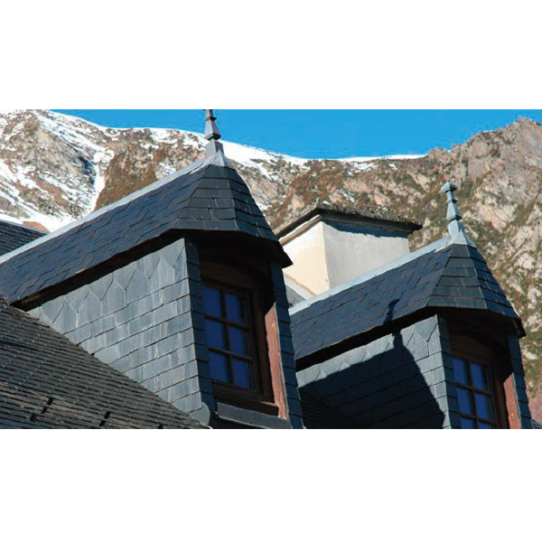 Crochet pointe pour fixation ardoises - Anjou Color Inox 17% - Talon neige 5 mm - Boîte de 700