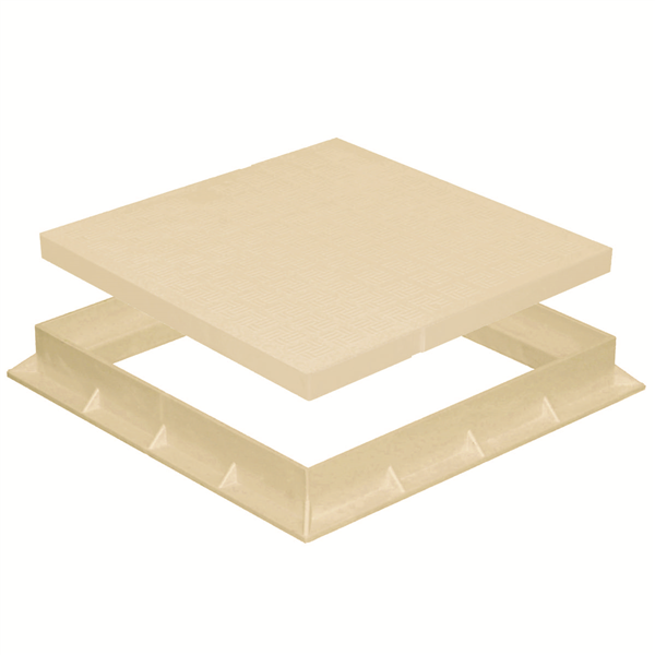 TAMPON DE SOL AVEC CADRE 300 X 300 SABLE