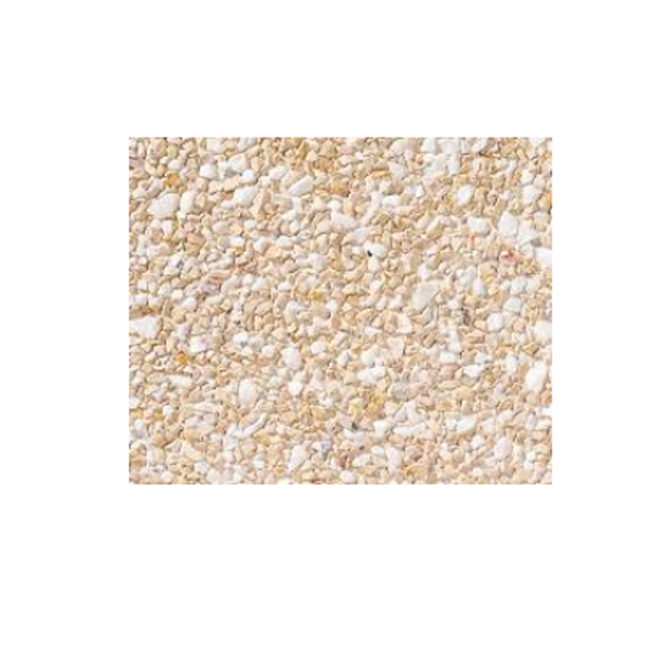 Dalle béton gravillonnée - fond ciment blanc - Jaune et blanc - 40 CMx40 CM Ép.38 MM