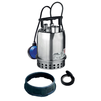 Pompe de relevage pour eaux claires - Assèchement et vidange - DR1 Multifonctions avec kit d'aspiration basse 3 mm