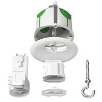 Boîte de centre DCL étanche Schneider Multifix Air avec couvercle non affleurant et douille E27 - Ø 67 x 50 mm