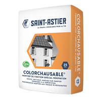 Mortier de finition spécial rénovation Colorchausable Saint-Astier - Teinte 23 - sac de 25,0 KG