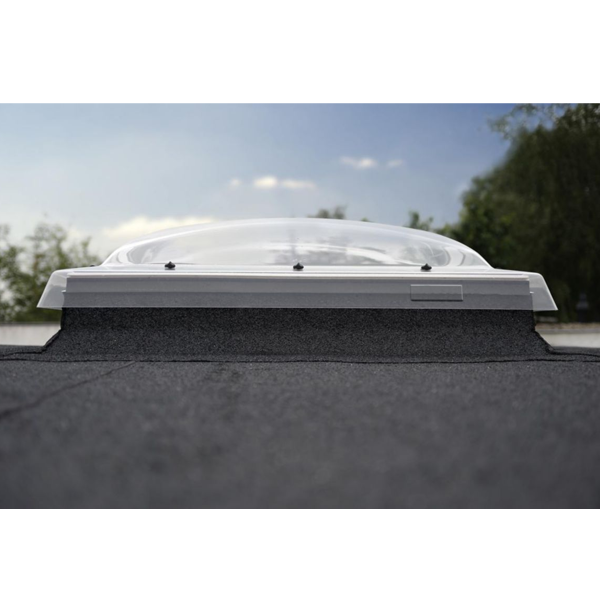 Coupole de protection acrylique transparente Velux ISD0000 pour fenêtre de toit plat - 90,0 CM x 90,0 CM