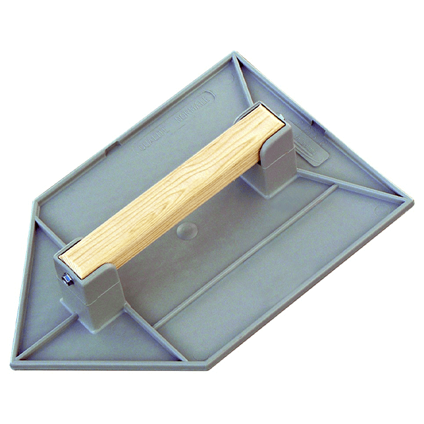 Taloche plastique pointue Taliaplast avec poignée bois 20 x 13 cm 300208