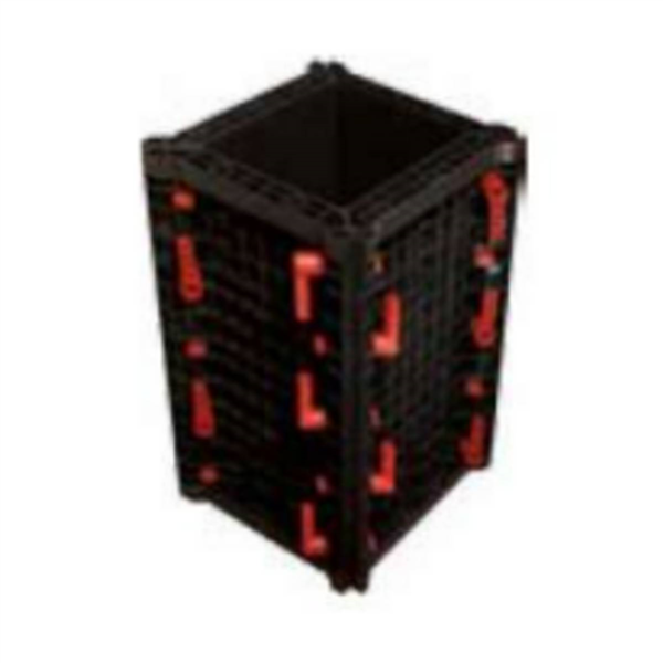 Coffrage géotub largeur 20 cm pour poteaux carré/rectangulaire, panneau de 75 cm