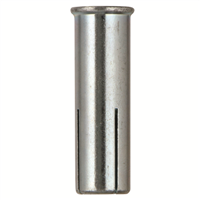 Cheville à frapper EDIA en métal M6 x 25 mm pour béton - Lot de 100