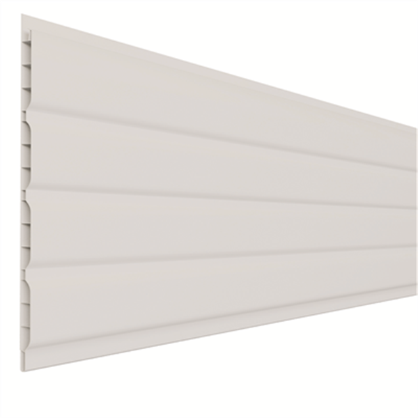 Lambris PVC de sous toiture Blanc - 4 frises alvéolaires - 250 MM x 10,00 MM - Long. 4,00 M