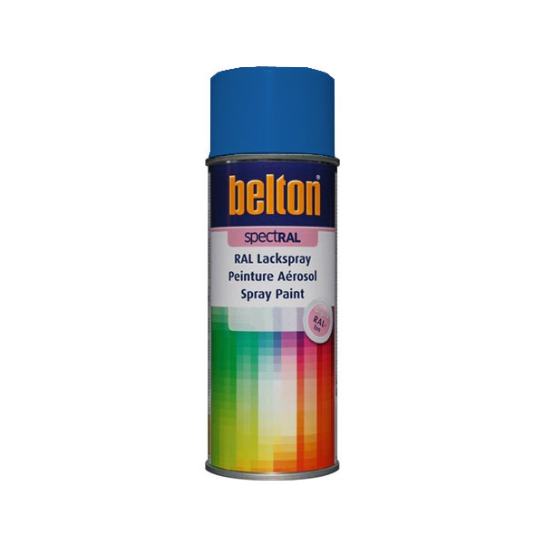 Peinture Belton aérosol SpectRAL brillante RAL 5015 Bleu Ciel 400 ml