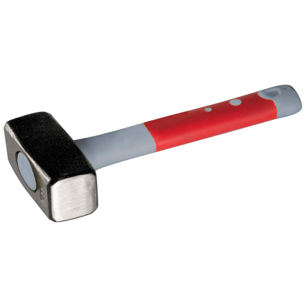 MASSETTE A ANGLES ABATTUS 1,250KG MANCHE FIBRAGOM