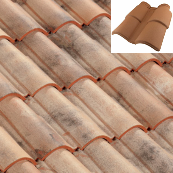 Tuile double de rive - Horizon 12 Terreal - 151HD - Vieilli Languedoc