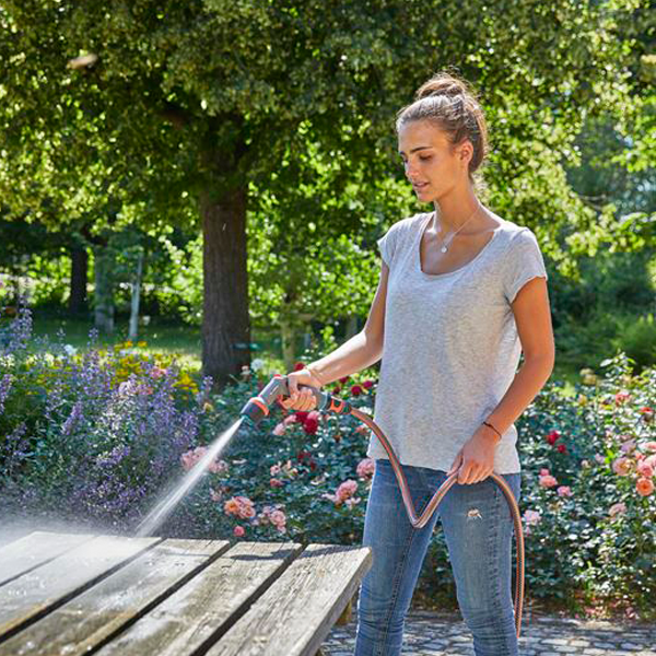 Pistolet d'arrosage multi-jets Comfort ecoPulse Gardena - 4 jets réglables - Fonction nettoyage