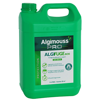 Imperméabilisant bois naturels et exotiques Algifuge bois bidon de 5 litres