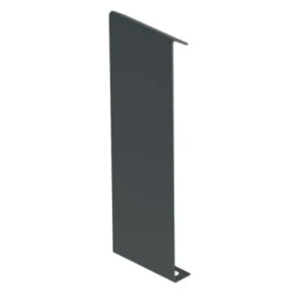 Jonction droite clipsable pour profilé de finition terrasse Jouplast - Haut. 140,00 mm - Larg. 30,0 mm - Gris anthracite