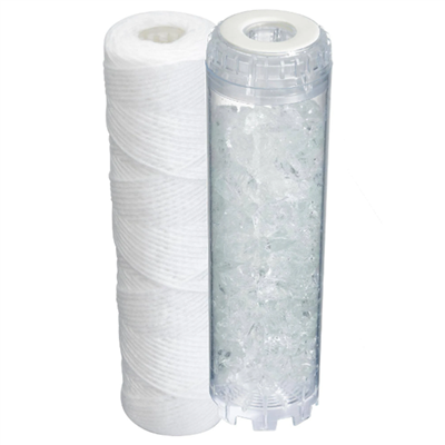 Ensemble de 2 cartouches anti calcaire et anti impuretés de filtration eau - Noyon et Thiebault - Efficacité 12 mois