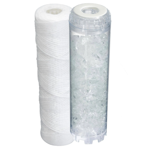 Ensemble de 2 cartouches anti calcaire et anti impuretés de filtration eau - Noyon et Thiebault - Efficacité 12 mois